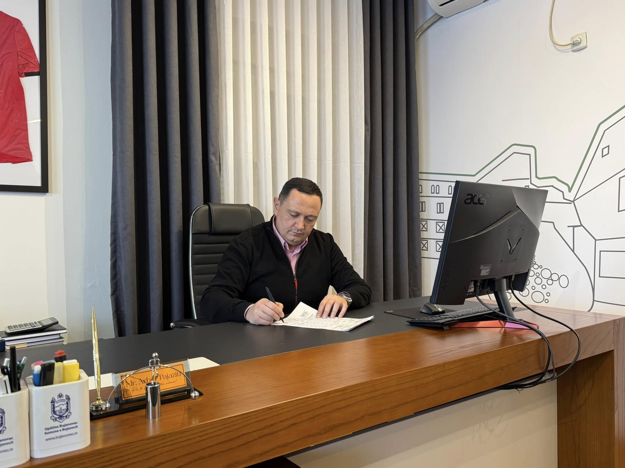 Predsednik opštine Bujanovac Arber Pajaziti