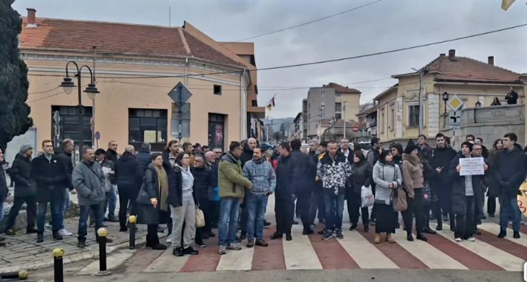 Protest u Vranju - foto Vranje news