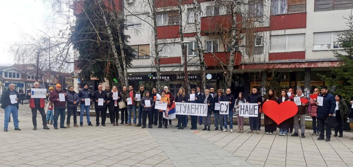 Protest: Bujanovčani ponovo uz studente