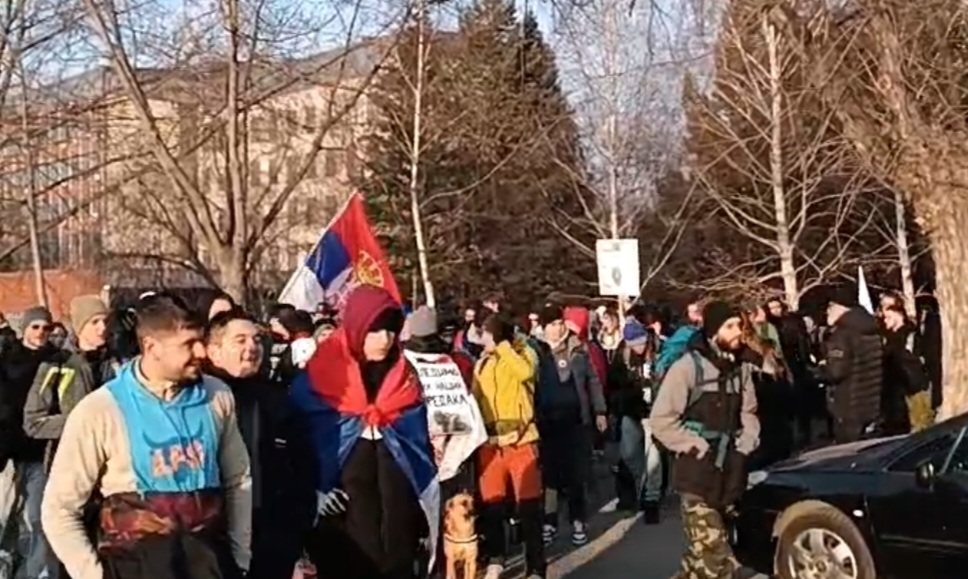 Niški studenti krenuli za Kragujevac