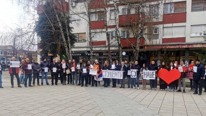 Bujanovčani na protestu