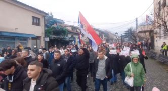 Protest u Vranju (arhiva)