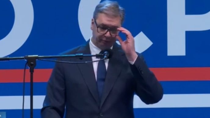 Vučić na skupu "Ne damo Srbiju"