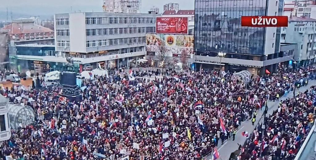 foto arhiva: Studentski protest u Nišu