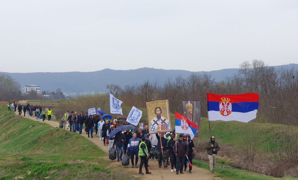 Bujanovački studenti u akciji čišćenja (foto arhiva)
