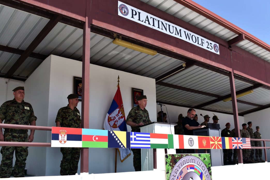 Počela vežba Platinasti vuk (foto MOD)