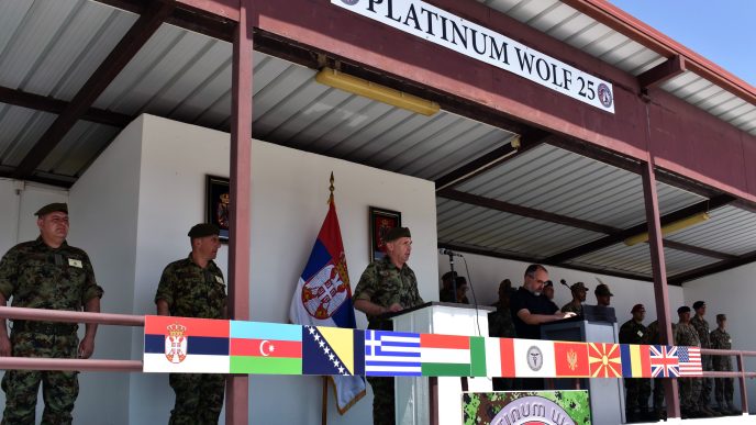 Počela vežba Platinasti vuk (foto MOD)