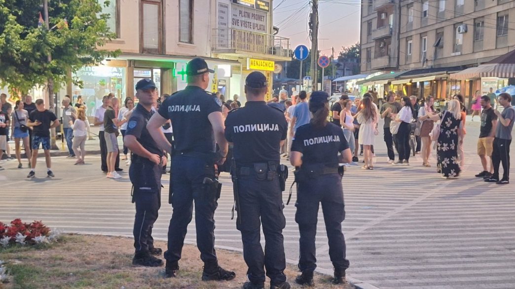 Blokada u Vranju (foto Vranje news)