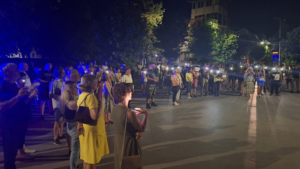 Mladi s juga: Protest u Vranju (foto Vranje news)