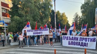 Građani protiv blokada u Bujanovcu