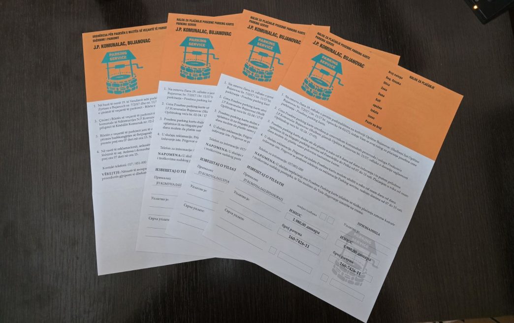 Parking servis: Platite dugovanja