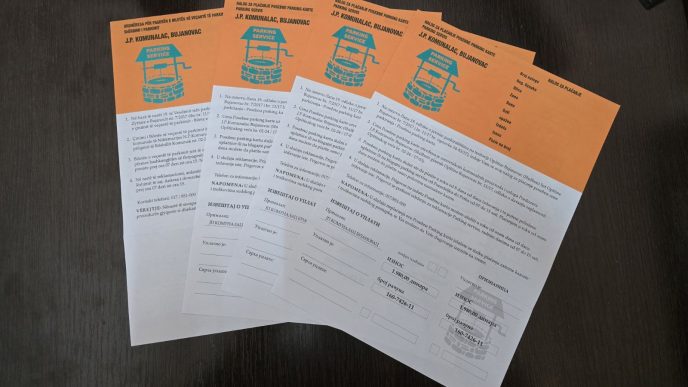 Parking servis: Platite dugovanja